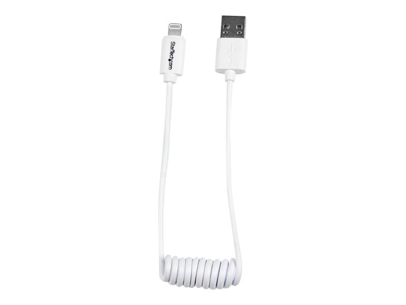 Startech Lightning To Usb Cable Coiled Lightning Cable M