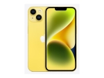 Apple iPhone 14 - 5G smartphone - dual-SIM / Internal Memory 256 GB - OLED display - 6.1" - 2532 x 1170 pixels - 2x rear cameras 12 MP, 12 MP - front camera 12 MP - yellow
