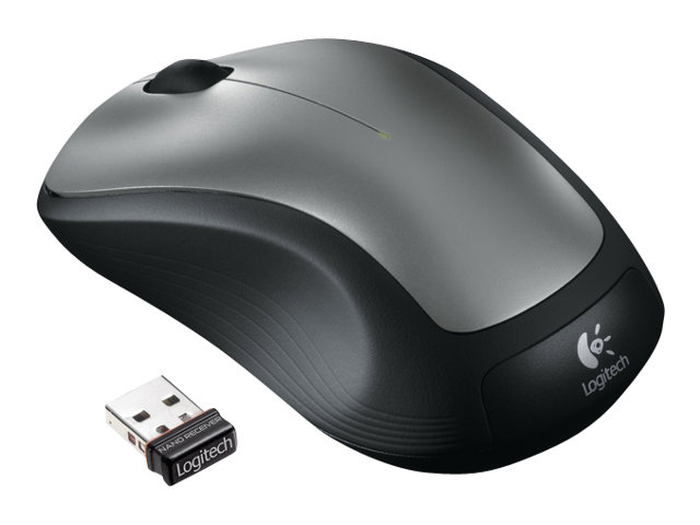 Logitech wireless mouse m310 silver black usb обзор