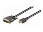 MicroConnect adapter cable - HDMI / DVI - 2 m