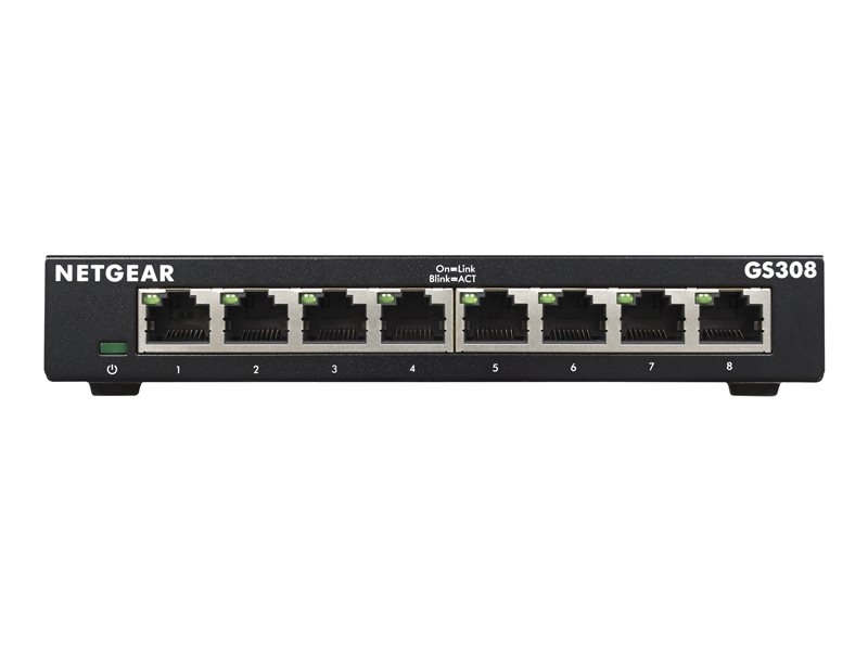 NETGEAR GS308 - switch - 8 ports - unmanaged