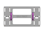 Samsung Frame Kit CY-LJRNPF - Mounting component (4 jigs) - for video wall (pivot) - for Samsung IE020R, IE025R, IE025R-F, IE040R, IE040R-F