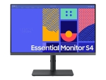 Samsung S24C432GAU - C432 Series - LED monitor - 24" - 1920 x 1080 Full HD (1080p) @ 100 Hz - IPS - 250 cd/m² - 1000:1 - 4 ms - HDMI, VGA, DisplayPort - black