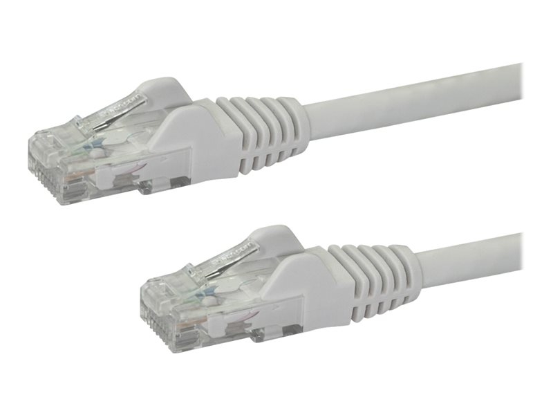 StarTech.com 1m CAT6 Ethernet Cable - White Snagless Gigabit CAT 6 Wire ...