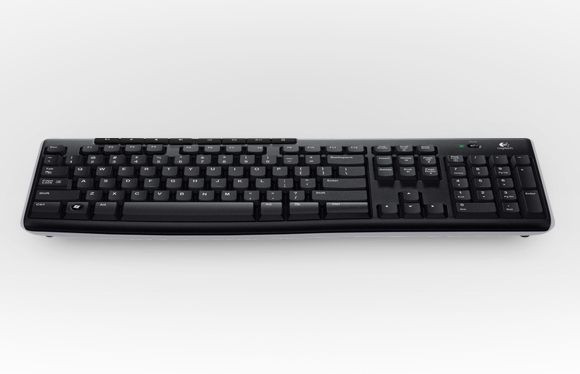 Logitech wireless keyboard k270 black usb обзор