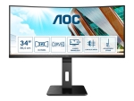 AOC CU34P2A - LED monitor - curved - 34"