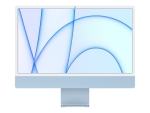 Apple iMac with 4.5K Retina display - All-in-one - M1 - RAM 8 GB - SSD 512 GB - M1 8-core GPU - GigE - WLAN: Bluetooth 5.0, 802.11a/b/g/n/ac/ax - macOS Monterey 12.0 - monitor: LED 24" 4480 x 2520 (4.5K) - keyboard: Danish - blue