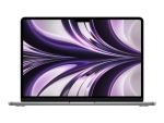Apple MacBook Air - M2 - - M2 8-core GPU - 8 GB RAM - 256 GB SSD - 13.6" IPS 2560 x 1664 (WQXGA) - Wi-Fi 6 - space grey - kbd: Danish