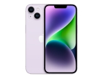 Apple iPhone 14 - 5G smartphone - dual-SIM / Internal Memory 256 GB - OLED display - 6.1" - 2532 x 1170 pixels - 2x rear cameras 12 MP, 12 MP - front camera 12 MP - purple