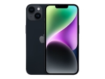 Apple iPhone 14 Plus - 5G smartphone - dual-SIM / Internal Memory 512 GB - OLED display - 6.7" - 2778 x 1284 pixels - 2x rear cameras 12 MP, 12 MP - front camera 12 MP - midnight