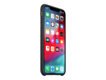 Apple - Back cover for mobile phone - silicone - black - for iPhone XS Max