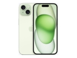Apple iPhone 15 - 5G smartphone - dual-SIM / Internal Memory 256 GB - OLED display - 6.1" - 2556 x 1179 pixels - 2x rear cameras 48 MP, 12 MP - front camera 12 MP - green