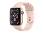 Apple Watch Series 4 (GPS) - 40 mm - gold aluminium - smart watch with sport band - fluoroelastomer - pink sand - wrist size: 130-200 mm - 16 GB - Wi-Fi, Bluetooth - 30.1 g