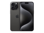 Apple iPhone 15 Pro Max - 5G smartphone - dual-SIM / Internal Memory 256 GB - OLED display - 6.7" - 2796 x 1290 pixels (120 Hz) - 3x rear cameras 48 MP, 12 MP, 12 MP - front camera 12 MP - black titanium