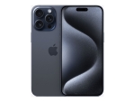 Apple iPhone 15 Pro Max - 5G smartphone - dual-SIM / Internal Memory 512 GB - OLED display - 6.7" - 2796 x 1290 pixels (120 Hz) - 3x rear cameras 48 MP, 12 MP, 12 MP - front camera 12 MP - blue titanium