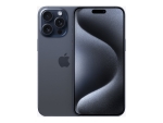 Apple iPhone 15 Pro Max - 5G smartphone - dual-SIM / Internal Memory 1 TB - OLED display - 6.7" - 2796 x 1290 pixels (120 Hz) - 3x rear cameras 48 MP, 12 MP, 12 MP - front camera 12 MP - blue titanium