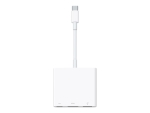 Apple Digital AV Multiport Adapter - Adapter - 24 pin USB-C male to USB, HDMI, USB-C (power only) female - 4K support - for 10.9-inch iPad; 10.9-inch iPad Air; 11-inch iPad Pro; 12.9-inch iPad Pro; iMac Pro