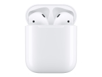 Apple AirPods with Charging Case - 2nd generation - true wireless earphones with mic - ear-bud - Bluetooth - for iPhone/iPad/iPod/TV/iWatch/MacBook/Mac/iMac