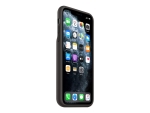 Apple Smart - Battery case back cover for mobile phone - silicone, elastomer - black - for iPhone 11 Pro Max