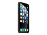 Apple - Back cover for mobile phone - silicone - black - for iPhone 11 Pro