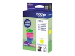 Brother LC221Y - yellow - original - ink cartridge