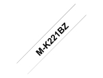 Brother M-K221BZ - label tape - 1 cassette(s) - Roll (0.9 cm x 8 m)