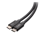 C2G 1.5ft Thunderbolt 4 USB C Cable - USB C to USB C - 40Gbps - M/M - Thunderbolt cable - 24 pin USB-C to 24 pin USB-C - 50 cm
