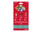 Canon Variety Pack VP-101 - photo paper kit - 15 sheet(s) - 100 x 150 mm