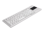 Active Key IndustrialKey AK-4400-G - keyboard - compact - with trackpad - UK - light grey