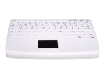 Active Key AK-4450-GUVS - keyboard - with touchpad - QWERTZ - German - white