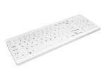 Active Key AK-C7012 - keyboard - compact, hygiene, fully sealed, IP68 - French - white