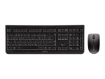 CHERRY DW 3000 - keyboard and mouse set - Belgium - black
