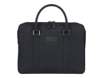 dbramante1928 Stelvio Slim Laptop Bag PURE - Notebook carrying case - 14" - black, silver-finish hardware