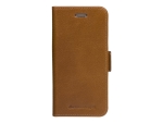 dbramante1928 Copenhagen Slim - Flip cover for mobile phone - full-grain leather - tan - for Apple iPhone 6, 6s, 7, 8, SE (2nd generation)