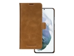 dbramante1928 Lynge - Flip cover for mobile phone - full-grain leather - tan - for Samsung Galaxy S21 5G