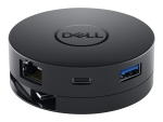 Dell Mobile Adapter DA300 - docking station - USB-C - VGA - GigE