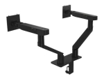 Dell Dual Monitor Arm - MDA20 - mounting kit - adjustable arm - for 2 LCD displays - black