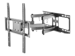 DELTACO ARM-1202 - bracket - full-motion - for LCD display/ curved LCD display - fine texture black