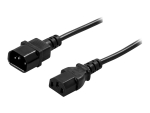 DELTACO - power cable - IEC 60320 C14 to IEC 60320 C13 - 3 m