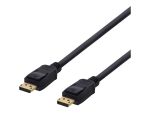 DELTACO DP-1020D - DisplayPort cable - DisplayPort to DisplayPort - 2 m