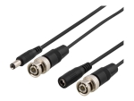 DELTACO video / power cable - 25 m