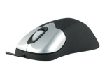 DELTACO MS-737 - mouse - PS/2, USB - black, silver