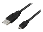 DELTACO - USB cable - USB to Micro-USB Type B - 2 m