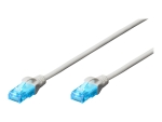 DIGITUS patch cable - 1 m - white