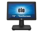 EloPOS System - with Stand & I/O Hub - all-in-one - Celeron J4105 1.5 GHz - 8 GB - SSD 256 GB - LED 15.6"