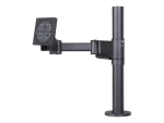 SpacePole Essentials - mounting component - for point of sale terminal - black