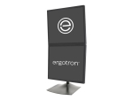Ergotron DS100 mounting kit - low profile - for 2 LCD displays - black