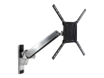Ergotron Interactive Arm VHD mounting kit - Patented Constant Force Technology - for LCD display - black trim, polished aluminium
