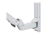 Ergotron StyleView Sit-Stand Combo Extender - Short mounting component - white