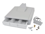 Ergotron SV44 Primary Triple Drawer for Laptop Cart mounting component - grey, white